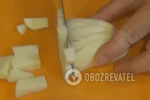 Салат с манго и сыром - Шаг 6 Салат с манго и сыром - Шаг 6