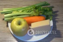Салат с яблоком, сельдереем и морковью - Шаг 1 Салат с яблоком, сельдереем и морковью - Шаг 1