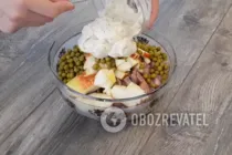 Салат с яблоком и селедкой - Шаг 7 Салат с яблоком и селедкой - Шаг 7