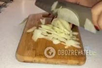 Салат з солоними огірками і курячими сердечками - Крок 2 Салат з солоними огірками і курячими сердечками - Крок 2