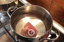 Салат с солеными огурцами и говядиной - Шаг 1 Салат с солеными огурцами и говядиной - Шаг 1