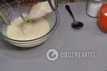 Оладьи из манки - Шаг 3 Оладьи из манки - Шаг 3