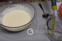 Оладьи из манки - Шаг 4 Оладьи из манки - Шаг 4