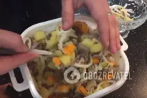 Салат с солеными огурцами и говядиной - Шаг 8 Салат с солеными огурцами и говядиной - Шаг 8