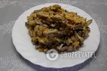 Салат с солеными огурцами и говяжьим сердцем - Шаг 8 Салат с солеными огурцами и говяжьим сердцем - Шаг 8