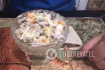Салат с солеными огурцами и говядиной - Шаг 9 Салат с солеными огурцами и говядиной - Шаг 9