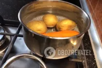 Салат с солеными огурцами и говядиной - Шаг 2 Салат с солеными огурцами и говядиной - Шаг 2