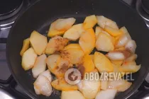 Яблучний пиріг на сковороді - Крок 9 Яблучний пиріг на сковороді - Крок 9