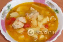 Тушкована картопля з куркою - Крок 10 Тушкована картопля з куркою - Крок 10