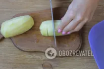 Тушеная картошка с тушенкой - Шаг 1 Тушеная картошка с тушенкой - Шаг 1