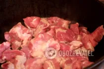 Тушкована картопля з м'ясом - Крок 2 Тушкована картопля з м'ясом - Крок 2