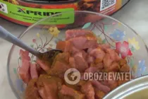 Тушкована картопля в мультиварці з м'ясом - Крок 1 Тушкована картопля в мультиварці з м'ясом - Крок 1