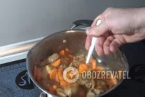 Тушкована картопля зі свининою - Крок 3 Тушкована картопля зі свининою - Крок 3
