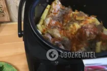 Тушеная картошка с курицей в мультиварке - Шаг 4 Тушеная картошка с курицей в мультиварке - Шаг 4