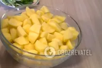 Тушеная картошка в мультиварке - Шаг 3 Тушеная картошка в мультиварке - Шаг 3