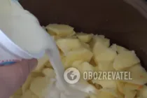Тушкована картопля в мультиварці з м'ясом - Крок 5 Тушкована картопля в мультиварці з м'ясом - Крок 5