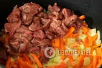 Тушкована картопля з грибами і м'ясом - Крок 6 Тушкована картопля з грибами і м'ясом - Крок 6
