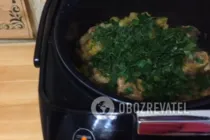Тушеная картошка с курицей в мультиварке - Шаг 6 Тушеная картошка с курицей в мультиварке - Шаг 6