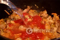 Тушкована картопля з м'ясом - Крок 7 Тушкована картопля з м'ясом - Крок 7