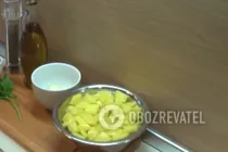 Тушкована картопля з грибами - Крок 1 Тушкована картопля з грибами - Крок 1