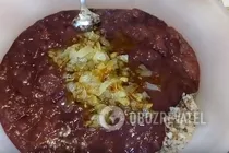 Гречаники в свиной сетке - Шаг 4 Гречаники в свиной сетке - Шаг 4