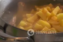 Тушкована картопля з кроликом - Крок 5 Тушкована картопля з кроликом - Крок 5