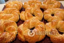 Булочки с кунжутом - Шаг 7 Булочки с кунжутом - Шаг 7