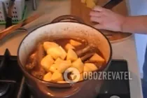 Тушеная картошка с уткой - Шаг 8 Тушеная картошка с уткой - Шаг 8