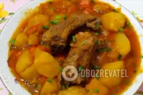 Тушкована картопля з реберцями - Крок 9 Тушкована картопля з реберцями - Крок 9