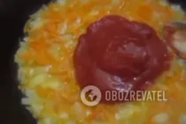 Тушеная капуста с курицей - Шаг 3 Тушеная капуста с курицей - Шаг 3