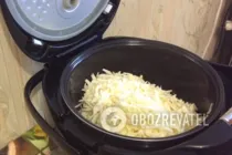 Тушеная капуста с грибами в мультиварке - Шаг 6 Тушеная капуста с грибами в мультиварке - Шаг 6