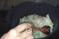 Тушеная капуста с мясом - Шаг 4 Тушеная капуста с мясом - Шаг 4