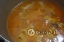 Тушеная капуста с курицей - Шаг 4 Тушеная капуста с курицей - Шаг 4