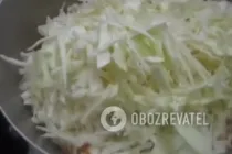 Тушеная капуста с курицей - Шаг 5 Тушеная капуста с курицей - Шаг 5
