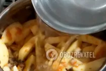 Тушеная картошка с шампиньонами - Шаг 7 Тушеная картошка с шампиньонами - Шаг 7