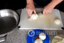 Тушеная капуста с сосисками - Шаг 1 Тушеная капуста с сосисками - Шаг 1
