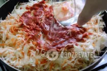 Тушкована капуста з картоплею - Крок 8 Тушкована капуста з картоплею - Крок 8