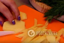 Картошка с жареными грибами - Шаг 1 Картошка с жареными грибами - Шаг 1