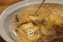 Картопля з грибами в рукаві - Крок 6 Картопля з грибами в рукаві - Крок 6