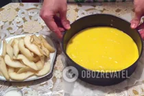 Пирог с грушами - Шаг 6 Пирог с грушами - Шаг 6