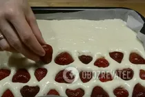 Пирог с клубникой - Шаг 8 Пирог с клубникой - Шаг 8