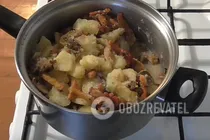 Картошка с сушеными грибами - Шаг 7 Картошка с сушеными грибами - Шаг 7