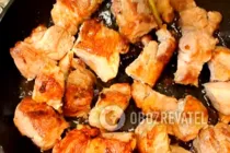 Тушкована квашена капуста з м'ясом - Крок 2 Тушкована квашена капуста з м'ясом - Крок 2