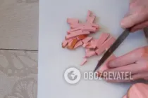 Тушеная капуста с колбасой - Шаг 4 Тушеная капуста с колбасой - Шаг 4