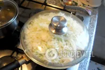 Тушеная капуста с ребрышками - Шаг 7 Тушеная капуста с ребрышками - Шаг 7