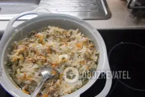 Тушеная капуста с фаршем - Шаг 8 Тушеная капуста с фаршем - Шаг 8
