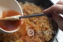 Тушеная капуста с черносливом - Шаг 7 Тушеная капуста с черносливом - Шаг 7