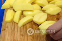 Печеная картошка в мультиварке - Шаг 2 Печеная картошка в мультиварке - Шаг 2