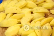 Печеная картошка в мультиварке - Шаг 3 Печеная картошка в мультиварке - Шаг 3