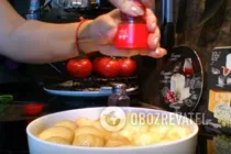 Печеная картошка в микроволновке - Шаг 4 Печеная картошка в микроволновке - Шаг 4